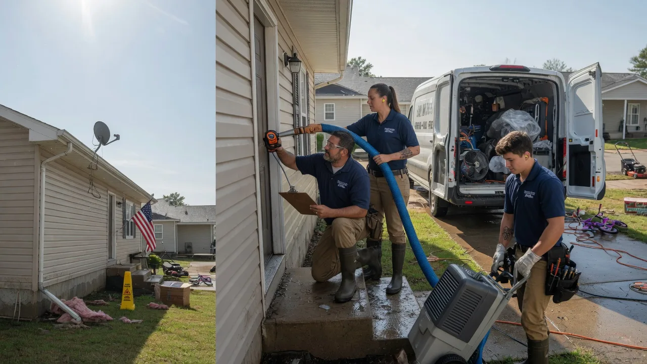 Ceiling Water Damage Restoration in Daleville, MS near me